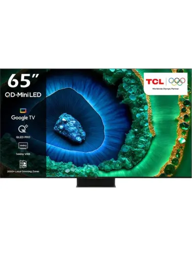 TCL 65C855GTV 65'' 164 Ekran Uydu Alıcılı 4K Ultra HD Smart Google QLED TV