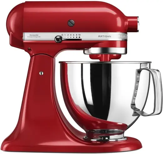 KitchenAid Artisan 4, 8 L Stand Mikser 5KSM125, Empire Red-EER