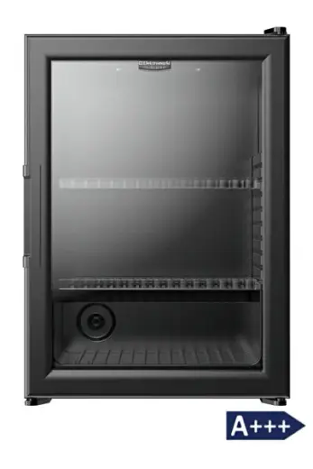 INV-MC-45 All Black Edition 45 lİTRE Inverter Kompresörlü Camlı Minibar Mini Buzdolabı