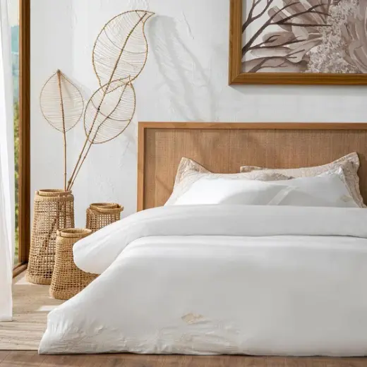 Estrela Bambu Extra King Size Nevresim Seti 260x220cm Ekru