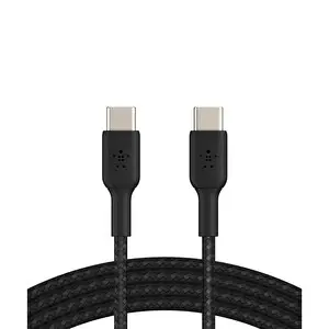 Belkin Boost Charge 60 W Örgülü USB-C - USB-C Kablosu 1 M Siyah