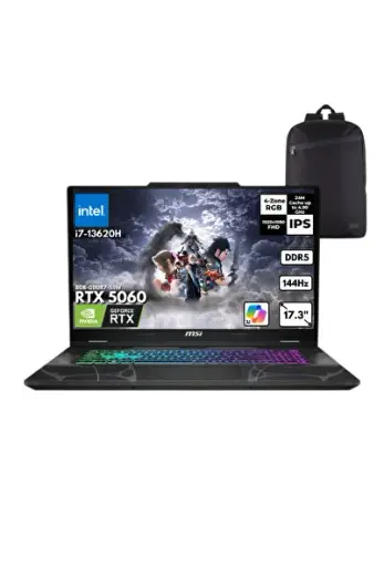 CYBORG 17 i7-13620H 16GB 4 TB RTX5060 (55W) 17.3" Win 10 Pro +S.Çantası B13WFKG-091XTRHMF56