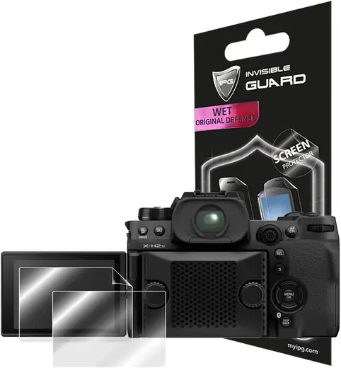 IPG Fujifilm X-H2S Mirrorless Fotoğraf Makinesi Ekran Koruyucu (2 Adet)