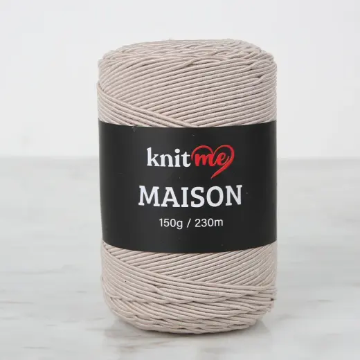 Knitme MAISON Bej Örgü İpi - KNM06