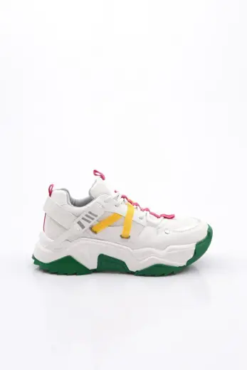 65160 Kadin Bağcikli Sneaker Ayakkabi