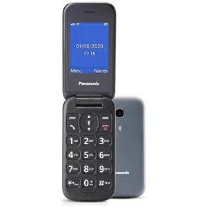Panasonic KX-TU400 EXB Renkli Ekran 2.4 inç Gri Tuşlu Cep Telefonu (Resmi Distribütör Garantili)