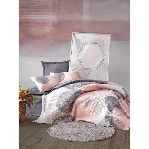 Cotton Box Çift Kişilik Complete Set Leron Gri