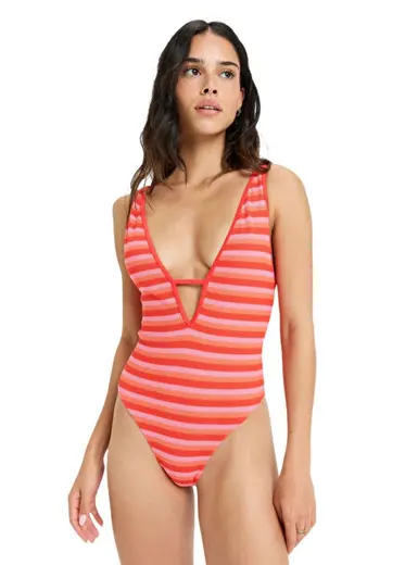 Jasmin One Piece Mercan Kadın Mayo