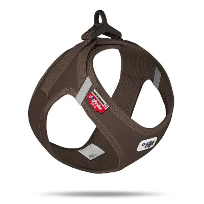 Curli Vest Harness Softshell Köpek Tasması 45x50cm (Kahverengi) [M]