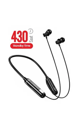 Xiaoma Redmi Note 14 Pro / 15 Pro / 15 Pro+ uyumlu Boyun Bantlı Bluetooth Kulaklık 430 Saat