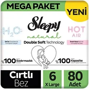 D.S Natural Mega 6 Beden,80 Adet