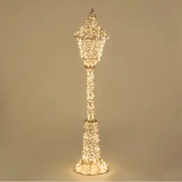 Fivo Led Işıklı Lamba Dekor 230 cm Altın 7