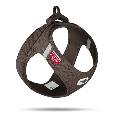 Curli Vest Harness Köpek Göğüs Tasması 26,7x30cm (Kahverengi) [XXXS]