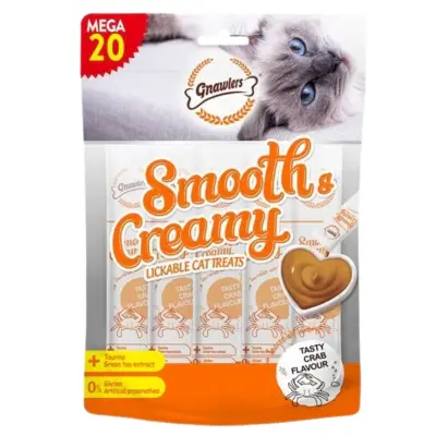 Gnawlers Ton Balığı ve Yengeçli Krema Kedi Ödül Maması 15gr (20'li)