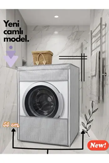 Çamaşır Makina örtüsü - Kılıfı ( YENİ MODEL )