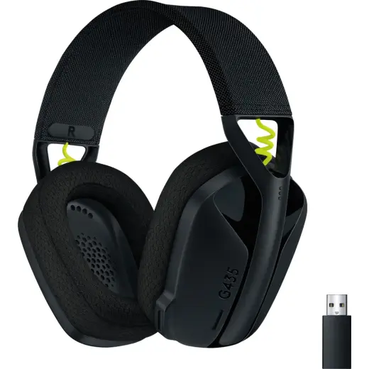Logitech G G435 LIGHTSPEED Kablosuz Oyuncu Kulaklığı - Siyah