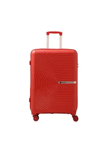 Bavul Büyük ve Kabin 2li Set Kırılmaz Silikon Valiz V374 Kırmızı