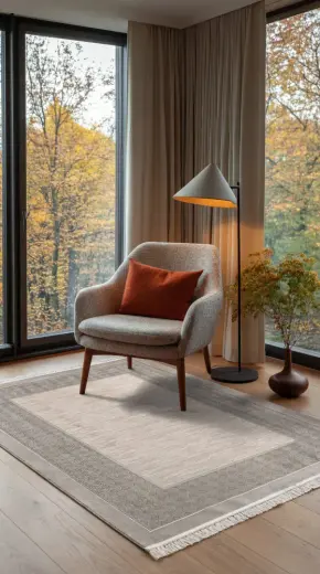 Modern ve Klasik Desenli Salon Halısı VIVA VV08A