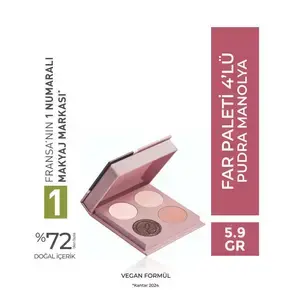 4’lü Far Paleti – Manolya Pudra Manolya Pudra