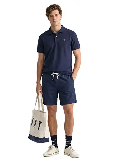 Lacivert Regular Fit Erkek Şort