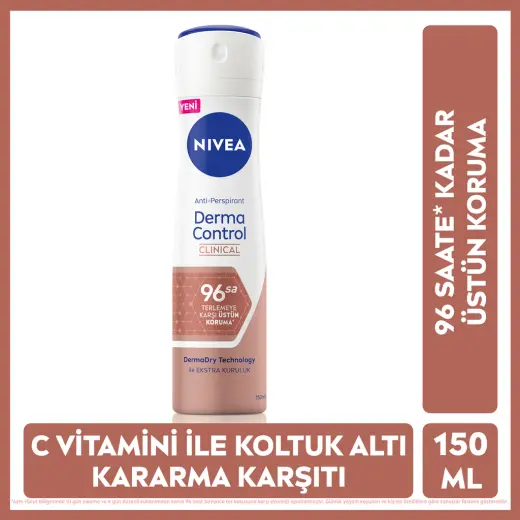 Nivea Kadın Sprey Deodorant Derma Control Clinical 150 ml