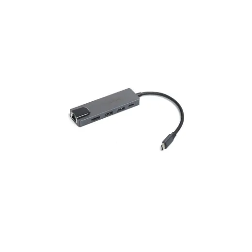 Dark 5'i 1 Arada USB 3.1 Type-C to Ethernet / HDMI / USB 3.0 - USB 2.0 / USB-C PD 65W Macbook Pro/Air & Notebook/Ultrabook için Port Çoklayıcı HUB