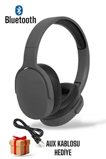 Yeni Nesil Şık Ergonomik Tasarım Extra Bass Kablosuz Bluetooth Mikrofonlu Spor Kulaklık Sd Kartlı