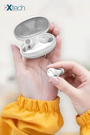 Ios Android Uyumlu Bluetooth Kulaklık Beyaz