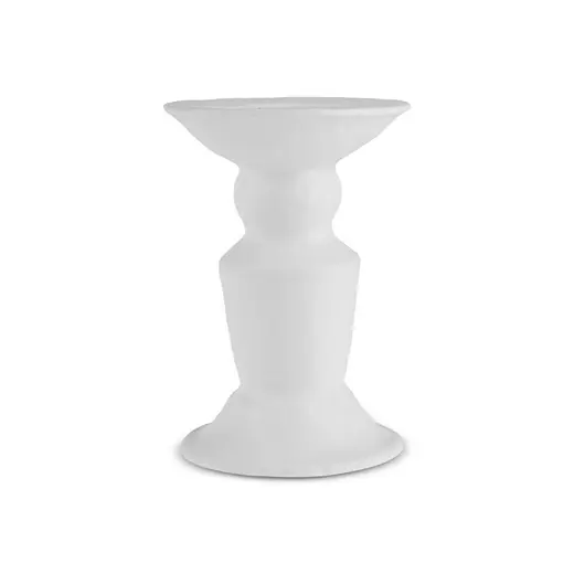 Karaca Home Stone Mumluk Beyaz 12,8x12,8x18,7 cm