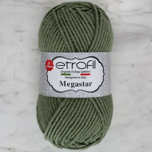 Etrofil Megastar Yeşil El Örgü İpi - 74067