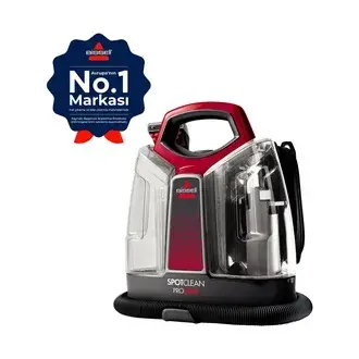 Bissell Spotclean Proheat Halı Koltuk Yıkama ve Leke Çıkarma Makinesi - Kırmızı / Siyah - 330 Watt