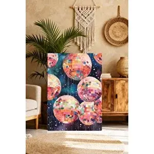 Mgi Design Lüks Renkli Eklektik Tablo Skandinav Tarzı Kanvas Tablo Çalışma Odası Sanatı | Modern Duvar Dekoru | Salon, Yatak Odası Ve Ofis İçin | Sanatsal Ev Dekorasyonu 80x120 cm