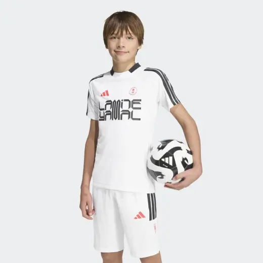 adidas Lamine Yamal Çocuk Beyaz T-Shirt