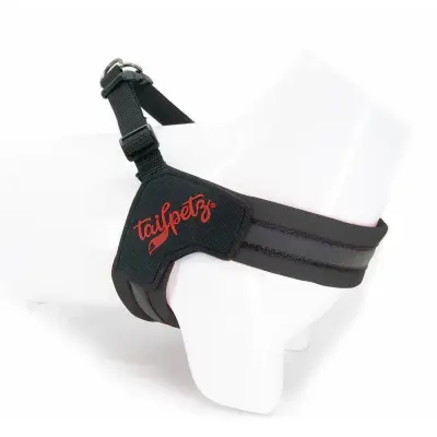 Tailpetz V-Tipi Köpek Göğüs Tasması (Siyah) [XS]