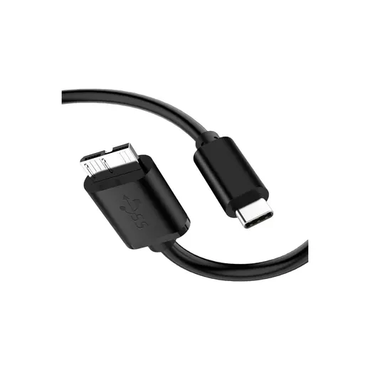 Blue Wings Usb-C To Micro B 3.0 Hard Disk Kablosu – 1 Metre – 5gbps Yüksek Hızlı Veri Aktarımı – Type-C Harici HDD & SSD Bağlantı Kablosu (Wd, Seagate, Toshiba Uyumlu)