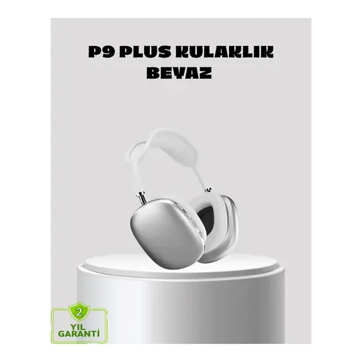 Renas Store P9 Pro Plus Kablosuz Kulaklık – Üç Mikrofonlu, Uzamsal Ses ve Hızlı Şarj Özellikli