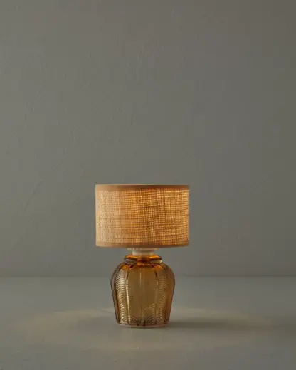 Loren Cam Abajur 12x19 cm Bej