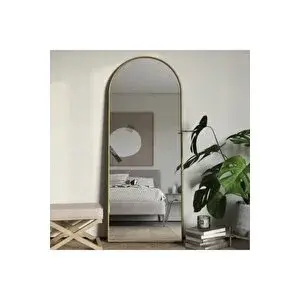 Enc Home Ayaklı Metal Boy Aynası 180x60 SARI Gold