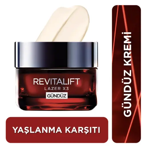 Loreal Paris Revitalift Lazer X3 Leke ve Kırışıklık Karşıtı Bakım Kremi 25GKF 50 ml