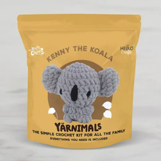 Hello Crafts Yarnimals Amigurumi Kiti - Kenny The Koala - YN005