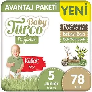 Külot Bez, 5 beden 78 Adet