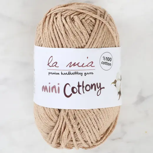 La Mia Mini Cottony 25 gr Bej Bebek El Örgü İpi - L004