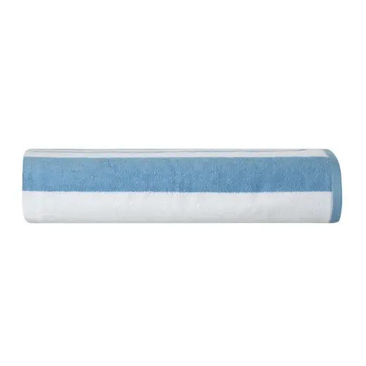 Mudo Home Nova Plaj Havlusu Mavi̇ Beyaz 80x160