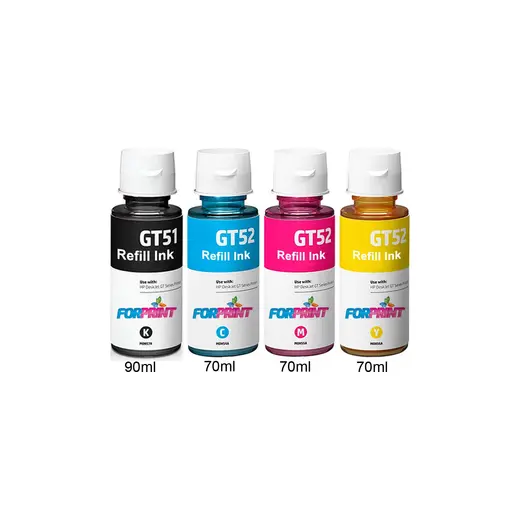 Forprint Hp Smart Tank 720 All-In-One Yazıcı Uyumlu (Forprint ECO100 Plus) Mürekkep Seti 4 Renk