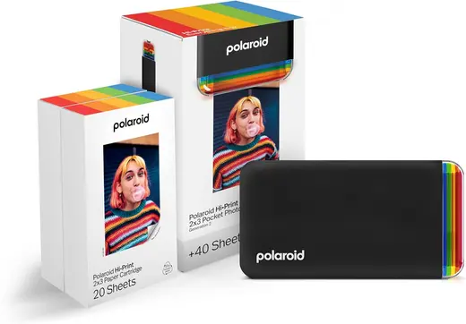Polaroid Everything Box Hi·Print 2x3 Gen 2 Black - Hi Print Yazıcı, Sheets film ile uyumlu, Renk Siyah