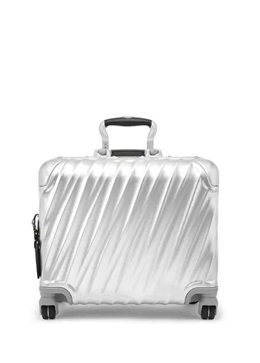 19 Degree Aluminum Compact Carry On Silver Bavul