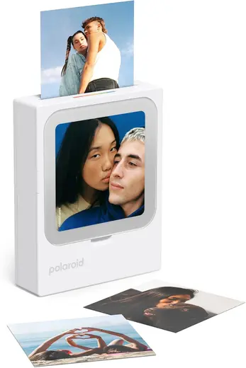 Polaroid Hi-Print - Bluetooth Bağlantılı 3x3 Fotoğraf Boya-Alt Yazıcı - 10 Fotoğraf Sayfası Dahil (9196)