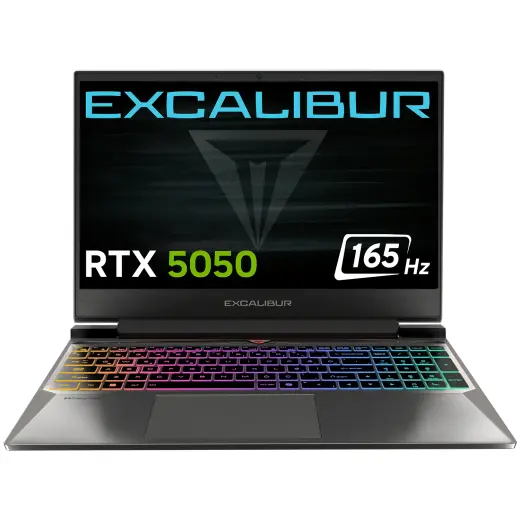 Casper Excalibur G870 i7-13620H 32 GB 1 TB 8 GB RTX5050 165HZ 15.6" Freedos