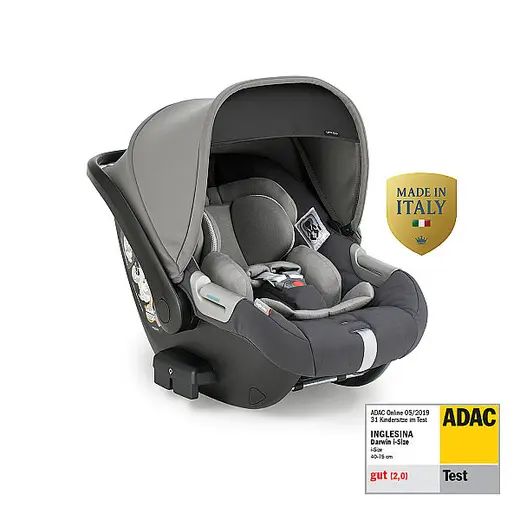 Inglesina Darwin Infant i-Size Gr 0+ Bebek Ana Kucağı ve Oto Koltuğu 40-75 cm - Garage Grey