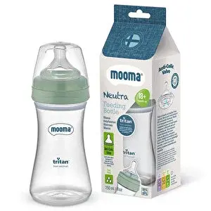 Neutra Tritan Biberon 250 ml 18+ Ay Hızlı Akış Çağla Yeşili